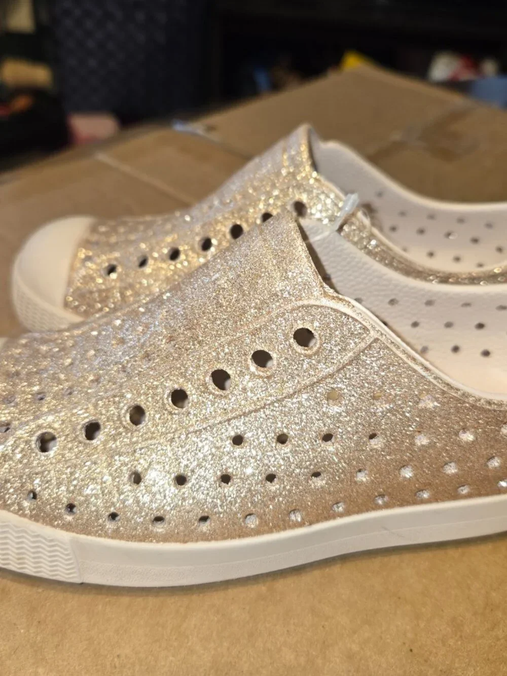 Native gold shoes kids